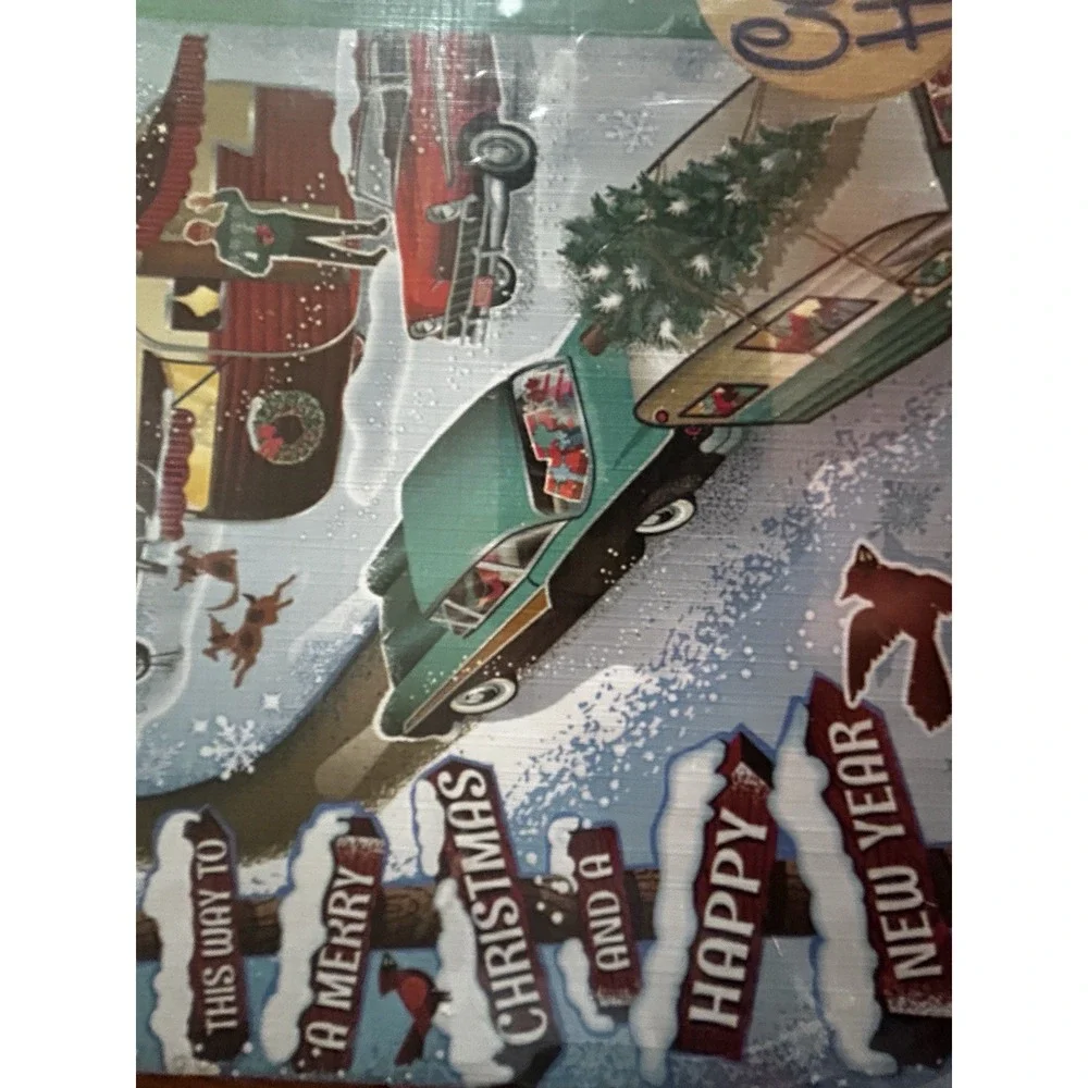 Cobble Hill Christmas Campers Puzzle 1000 Pieces Made in USA New Sealed
